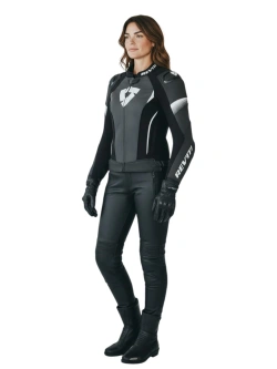 Kurtka motocyklowa damska skórzana REV’IT! Xena 4 Pro czarno-biała