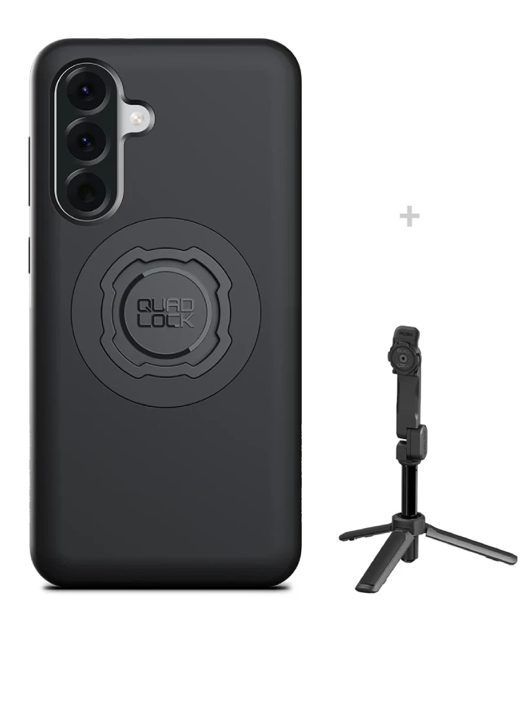 Zestaw: etui MAG na telefon Samsung Galaxy A56 (magnetyczne) + statyw/ selfie stick Quad Lock