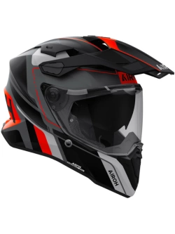 Kask integralny Airoh Commander II Skip czarno-szaro-pomarańczowy, matowy