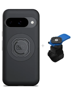 Zestaw: etui MAG na telefon Google Pixel 10/10 Pro (magnetyczne) + uchwyt Quad Lock montowany za pomocą paska z szybkozłączką