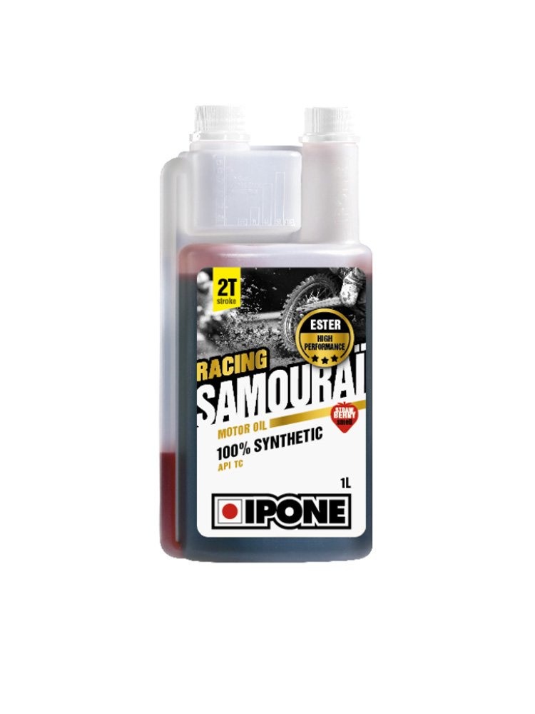 Olej do mieszanki IPONE Samourai Racing 2T 100% syntetyk [pojemność: 1 litr]