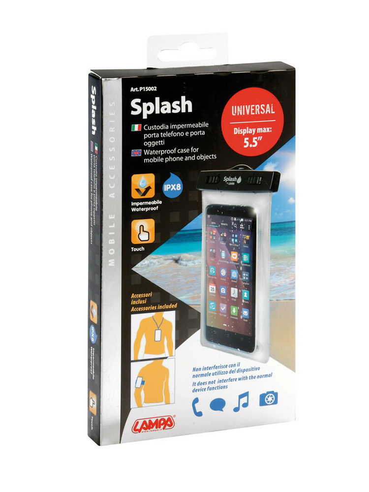 Wodoodporne etui na telefon Lampa Splash