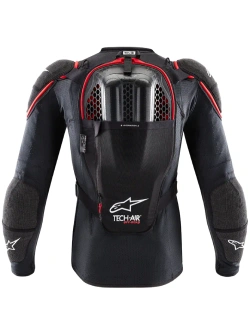 Zbroja motocyklowa Alpinestars z systemem Tech-Air Off-Road czarno-czerwona