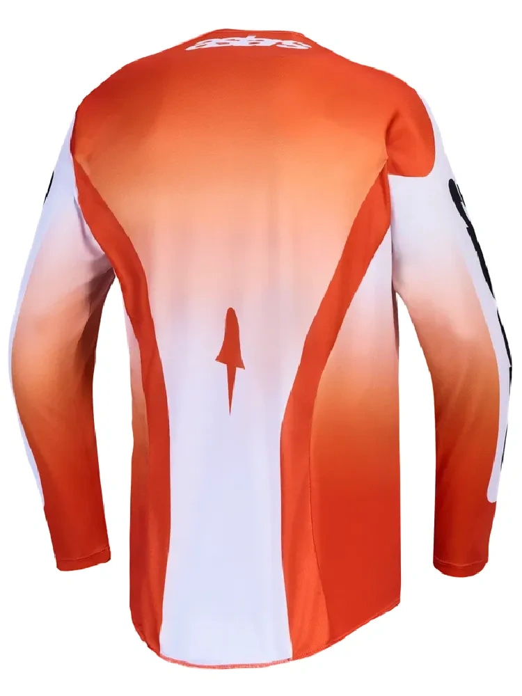 Bluza cross Alpinestars MX Racer Amber biało-czarno-czerwona