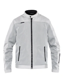 Kurtka motocyklowa tekstylna John Doe Aero Mesh biała