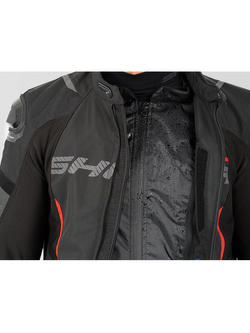 Kurtka motocyklowa tekstylna Shima Solid 2.0 czarno-czerwona
