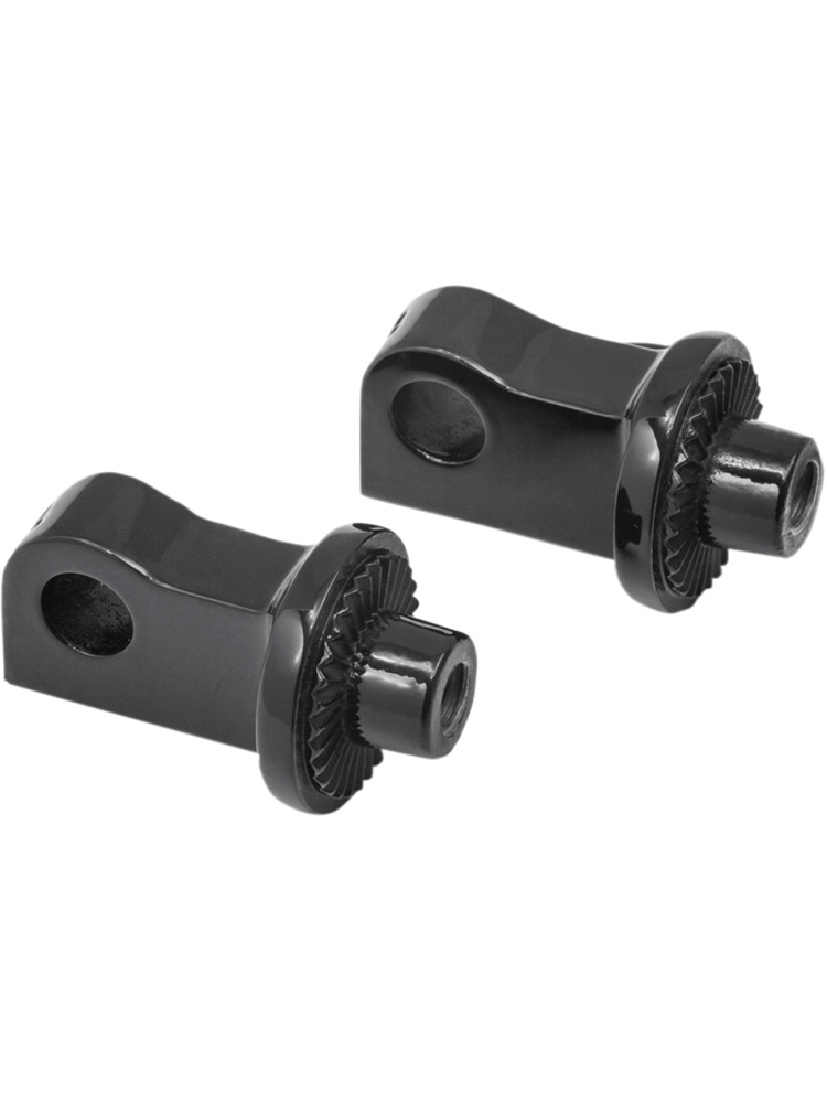 Podnóżki Dillinger czarne + adaptery 8886 Kuryakyn do Harley Davidson XL 1200 (wybrane modele)