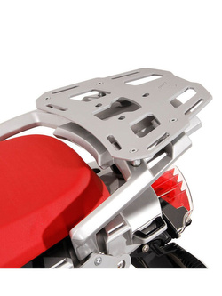 Zestaw: kufer centralny czarny TRAX ADV + stelaż Alu-rack SW-Motech BMW R 1200 GS (04-12) [pojemność 38 L]