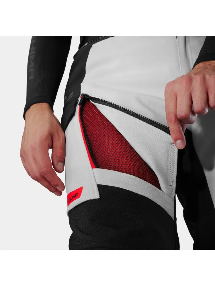 Spodnie motocyklowe tekstylne Shima Dune 2.0 G2 czarno-biało-czerwone