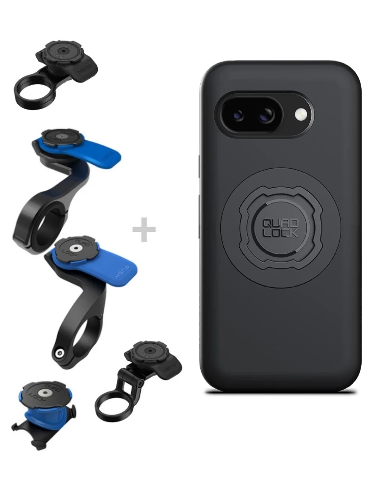 Zestaw rowerowy: etui MAG na telefon Google Pixel 9A (magnetyczne) + mocowanie Quad Lock