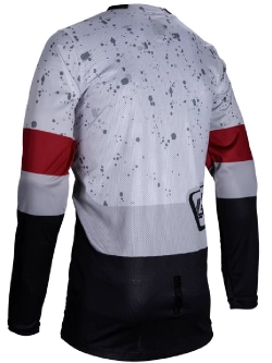 Bluza enduro Leatt Moto 4.5 Enduro szaro-czerwono-czarna