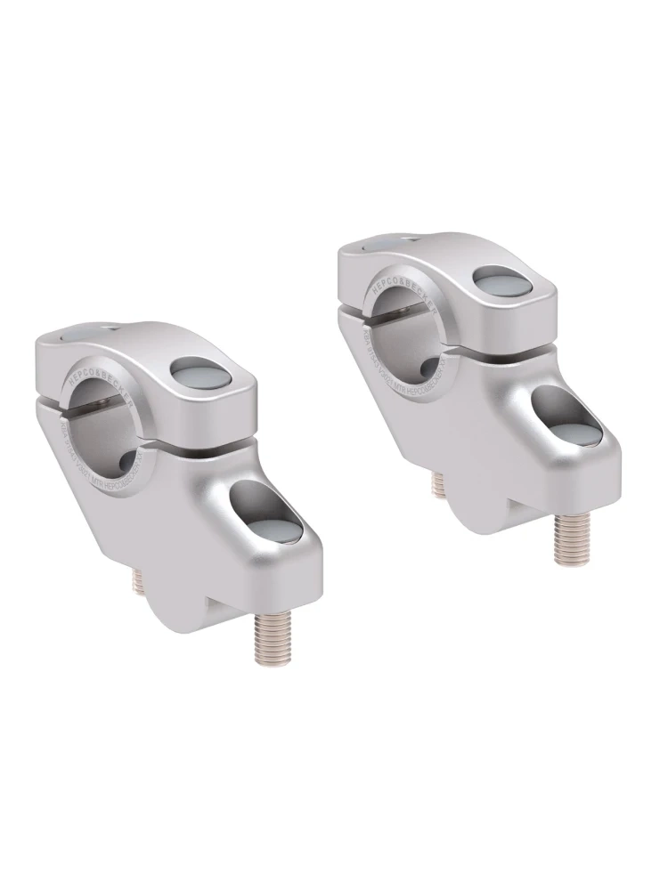 Podwyższenie kierownicy Hepco&Becker Yamaha MT-03 (25-) (30 mm w górę, 21 mm w tył) srebrne