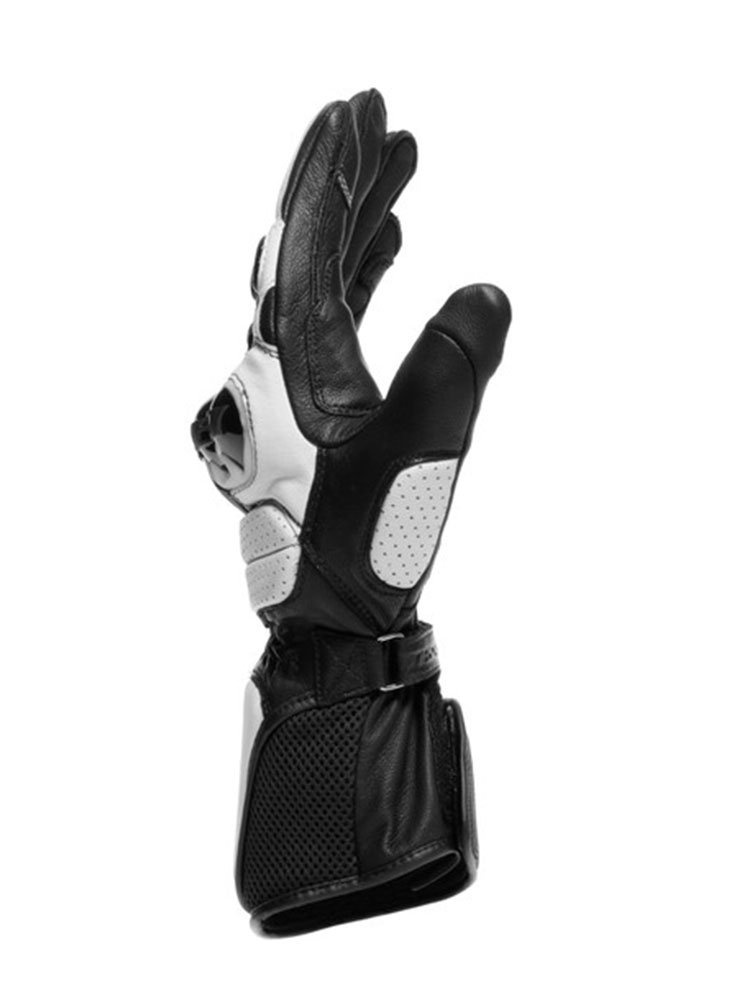 Skórzane rękawice motocyklowe Dainese Impeto czarno-białe