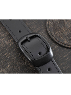 Sakwa skórzana lewa Hepco&Becker Rugged do montażu na stelażu C-Bow (pojemność: 19L) brązowa