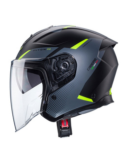 Kask otwarty Caberg Flyon II Boss czarno-szaro-żółty