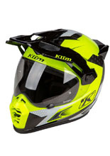 Kask integralny Klim Krios PRO Karbon czarno-fluo żółty