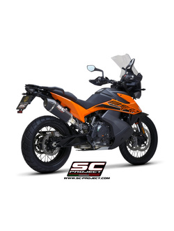 Tłumik SC-Project X-Plorer II Carbon / Titanium (Slip on) - KTM 890 Adventure / A2 [21]