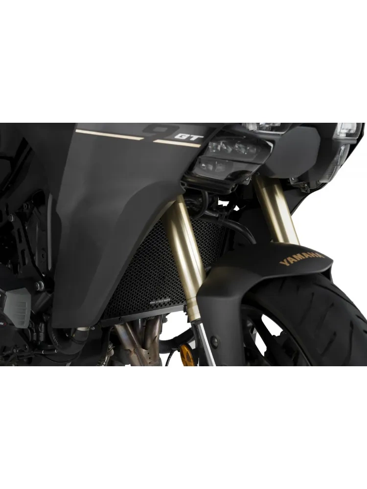 Osłona chłodnicy PUIG Yamaha MT-09 (24-)/ Tracer 9 (25-) czarna