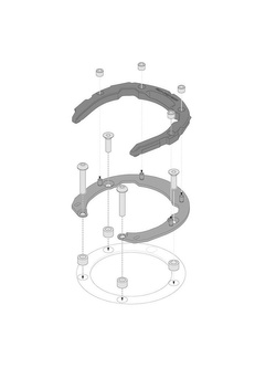 Mocowanie tank ring PRO Sw-Motech do KTM 390 Adventure (20-25), 790 / 890 Adventure (19-), 890 SMT (23-)