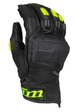 Rękawice motocyklowe Klim Badlands Aero Pro Short czarno-fluo żółte