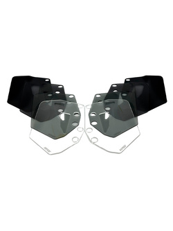 Deflektory motocyklowe WRS do szyby motocyklowej montowanej do BMW R 1300 GS (23-)/ Adventure (24-) przezroczyste