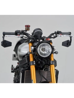 Lusterko motocyklowe Daytona D-Mirror-4 Hexagon do montażu na końcu manetki czarne [adapter]