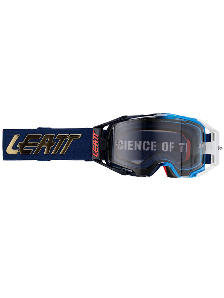 Gogle motocyklowe z fotochromatyczną szybą Leatt Velocity 6.5 Photochromic Royal czarno-niebieskie