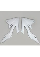 Osłony chłodnicy UFO do Suzuki RMZ 250 (19-), RMZ 450 (18-) białe