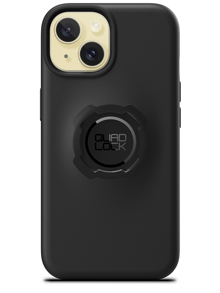 Zestaw do samochodu: etui na telefon iPhone 15 oraz mocowanie Quad Lock