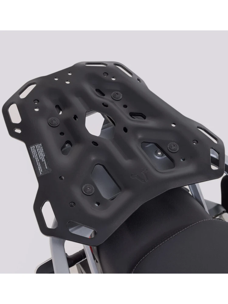 Zestaw: kufry boczne 37/45 + kufer centralny + stelaże TRAX ADV SW-Motech Moto Guzzi V85 TT (24-) czarne