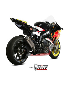 Pełny układ wydechowy (GP Pro) MIVV do BMW S1000 RR (17-18) titanium