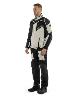 Motocyklowa kurtka tekstylna Dainese D-EXPLORER 2 GORE-TEX® czarno-biała