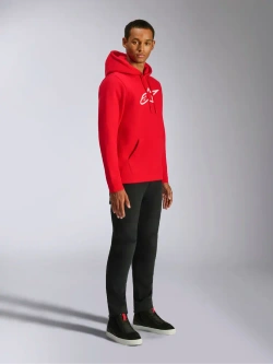 Bluza z kapturem Alpinestars Ageless V3 czerwona