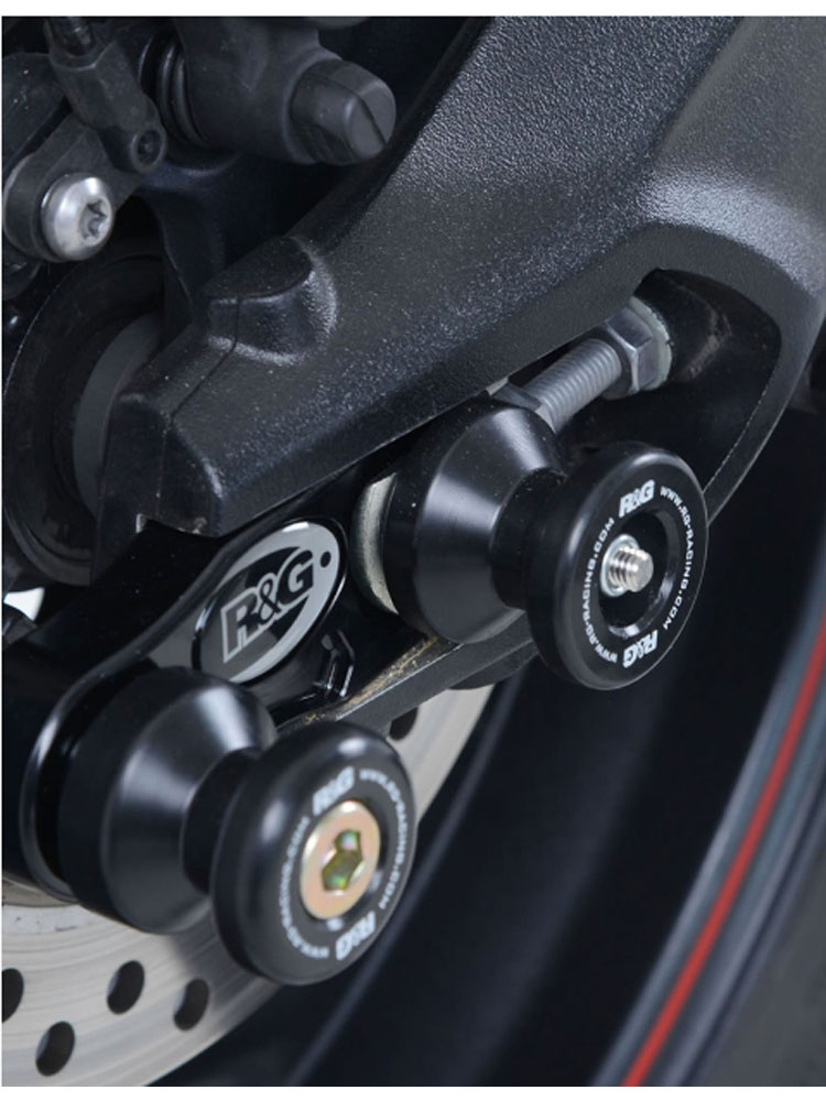 Slidery tylnej osi R&G do Triumph Daytona, Daytona Moto2™, Street Triple 675 / R / RX, Street Triple R / RS / S 765