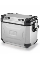 Kufer boczny Kappa K'Voyager 48 aluminiowy, srebrny [na lewą stronę; poj.: 48 litrów]