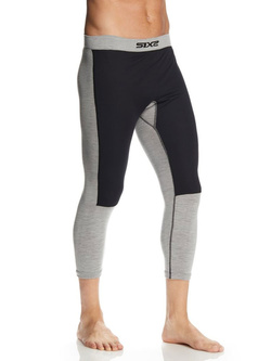 Legginsy termoaktywne SIXS PNX WB Merinos WindShell unisex