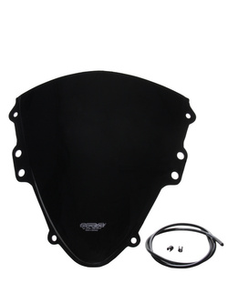 Szyba motocyklowa MRA Oryginalny kształt "O" Suzuki GSX-R 600/ 750 (04-05) czarna