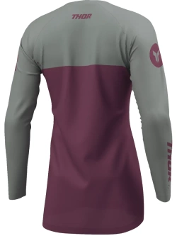 Bluza enduro damska Thor Ridemode fioletowo-szara