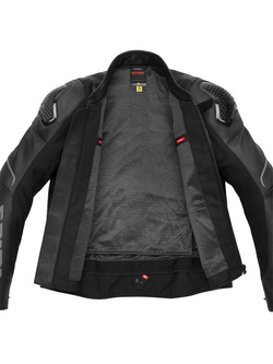 Kurtka motocyklowa skórzana Spidi Evorider 2 czarna