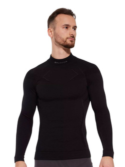 Bluza termoaktywna z długim rękawem Brubeck Extreme Merino czarna