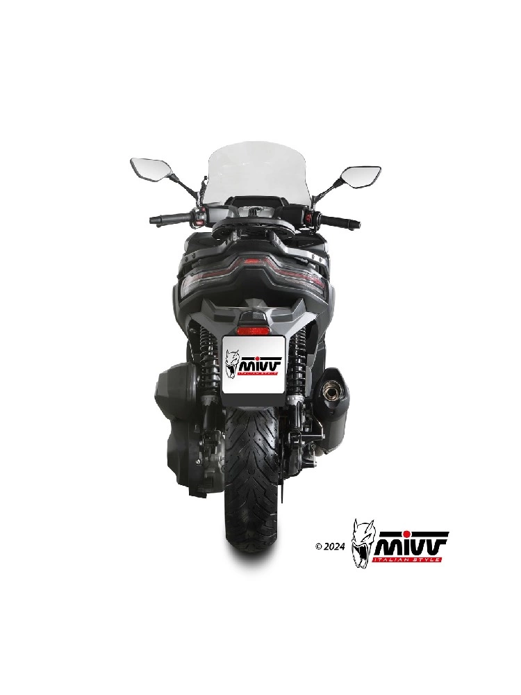 Tłumik motocyklowy MIVV Slip-On Mover Voge SR4 Max (24) stal nierdzewna