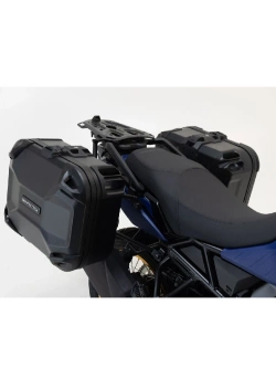 Zestaw: kufry boczne DUSC L + stelaże PRO SW-Motech Suzuki DL650 V-Strom (16-25) [poj.: 2 x 41l]