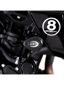 Crash pady Aero R&G Racing Suzuki GSX-8T/ GSX-8TT (25-)/ GSX-8S (23-) czarne
