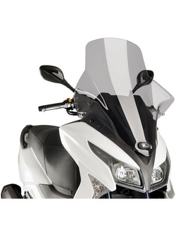 Szyba PUIG V-Tech Touring do Kymco DOWNTOWN 125i / 300i, GRAND DINK 125 / 300, SUPERDINK 125i / 300I / 350i, X-TOWN 125 / 300 lekko przyciemniana