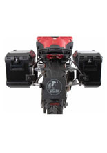 Zestaw: kufry boczne + stelaże Hepco&Becker Xplorer Cutout Ducati Multistrada V4/S/S Sport/Pikes Peak (21-24)/Rally (23-24) czarne