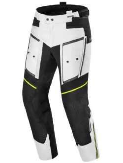 Spodnie motocyklowe tekstylne Shima Hero 3.0 szaro-fluo