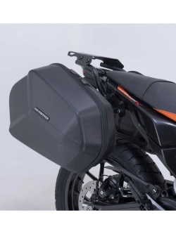 Zestaw: kufry boczne + stelaże ABS Aero System SW-Motech KTM (wybrane modele)