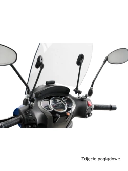 Owiewka motocyklowa turystyczna PUIG Urban Piaggio Beverly 300 IE (11-21) przeźroczysta