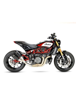 Tłumik motocyklowy IXRACE MK2 Indian FTR 1200 S/ R (18-21) czarny, bez homologacji, podwójny