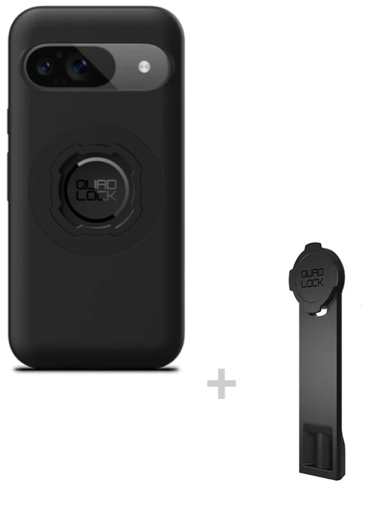 Zestaw: etui MAG na telefon Google Pixel 9 (magnetyczne) + adapter do statywu Quad Lock